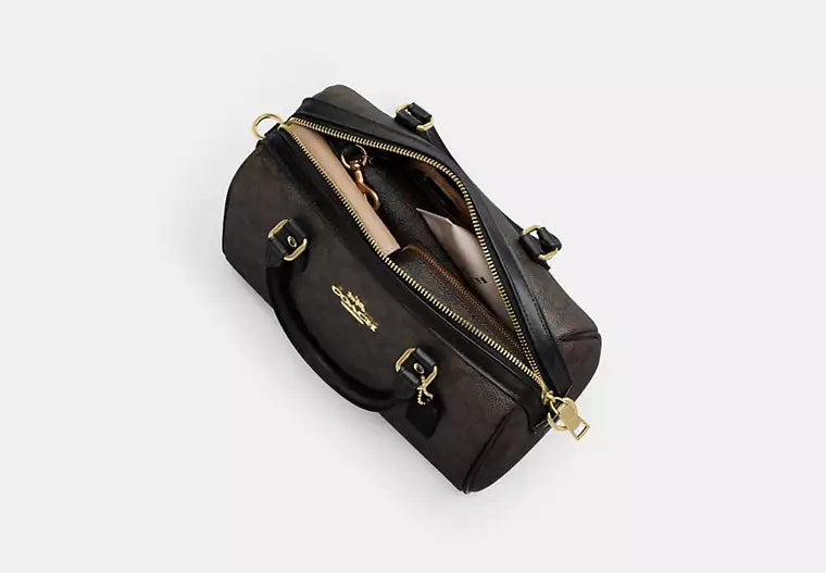 Rowan Satchel Bag In Signature Canvas