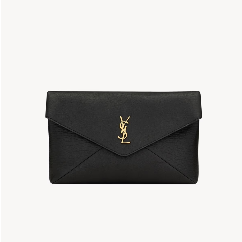 YSL Cassandre large envelope pouch
