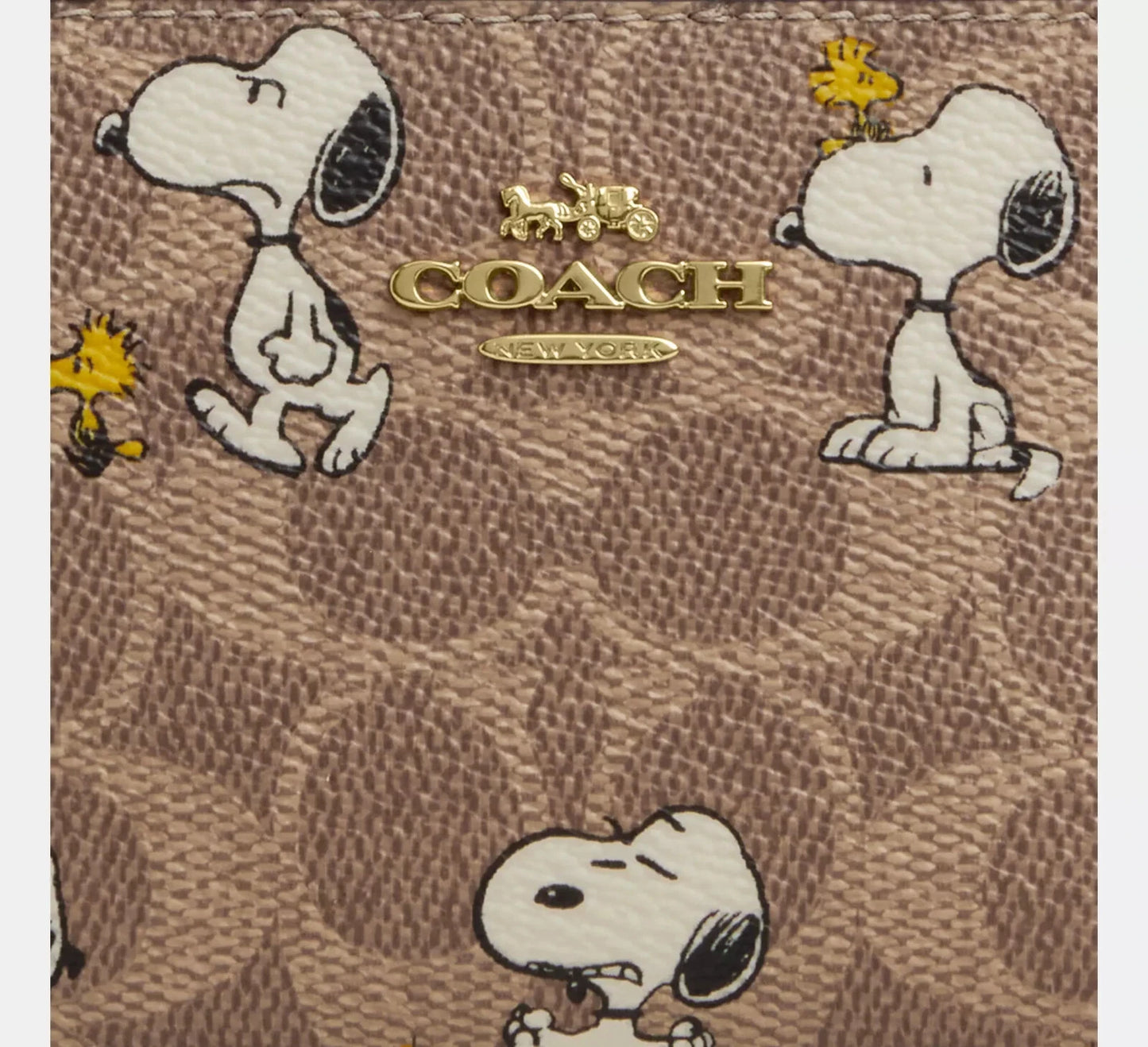 Peanuts x Coach Snap Wallet