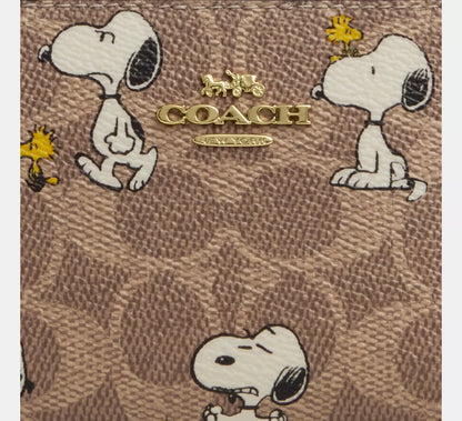 Peanuts x Coach Snap Wallet
