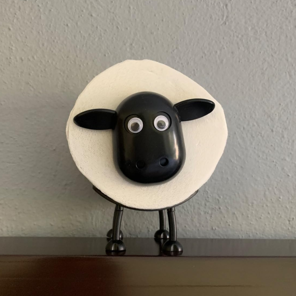 Black Sheep Tissue Holder