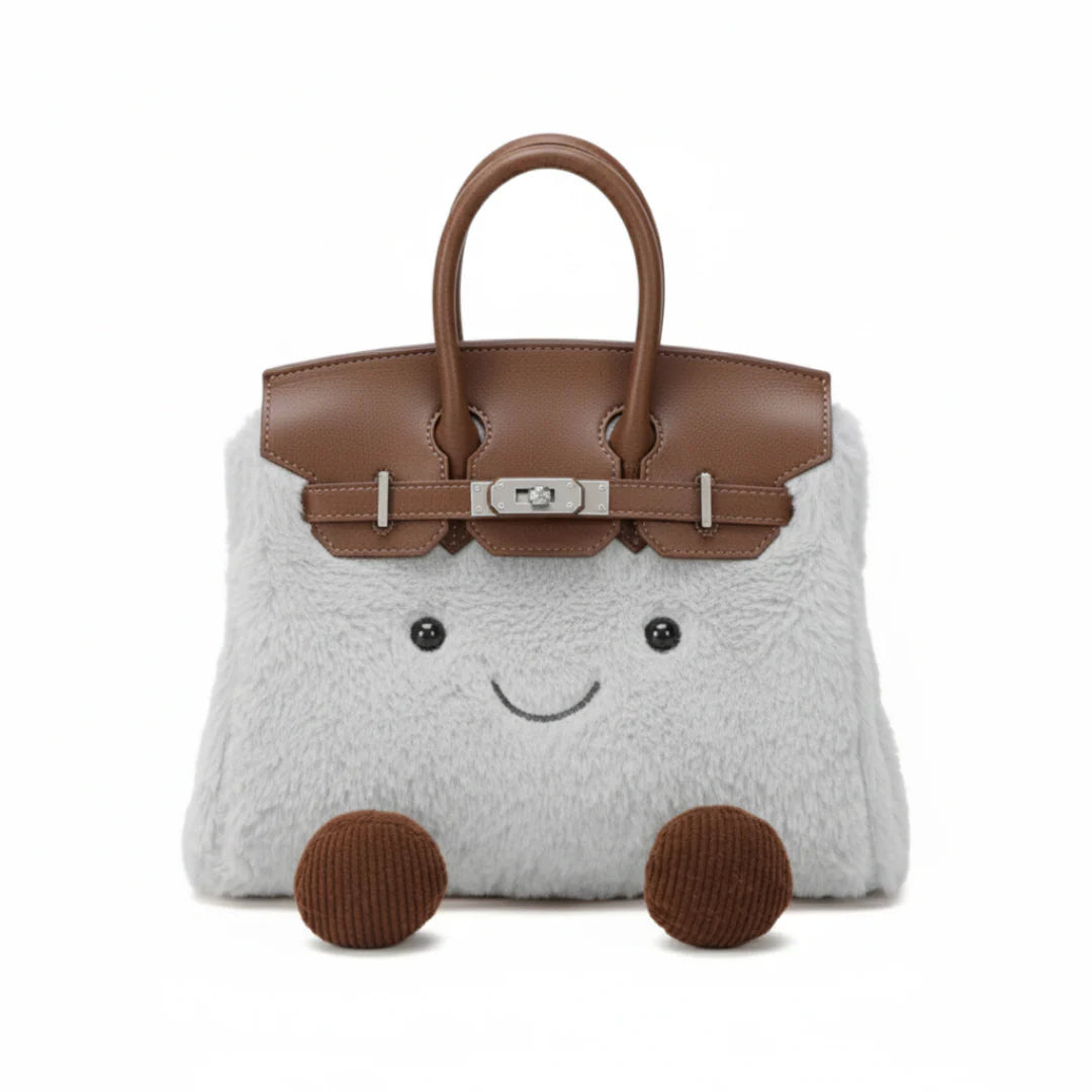 Jellycat Birkin Fluffy Bag