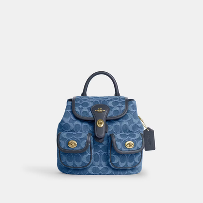 Coach Hadley Backpack In Signature Denim