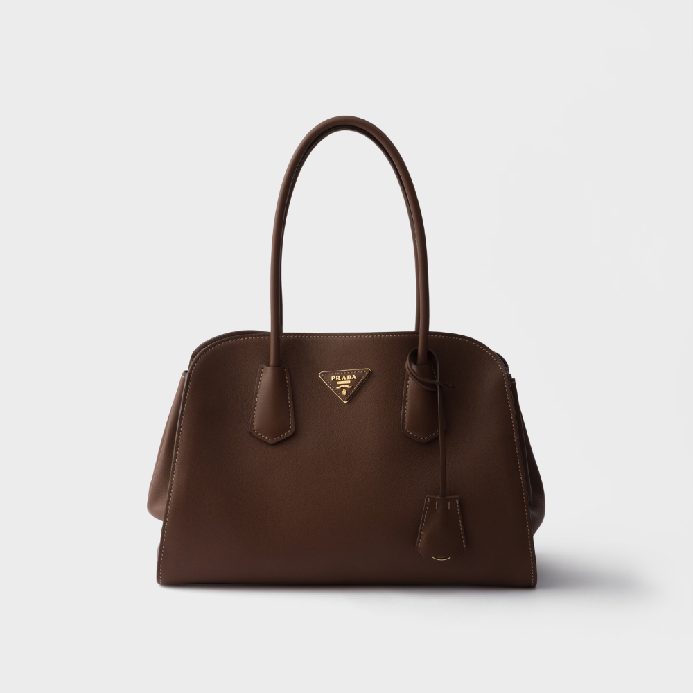 Prada Medium Leather Tote Bag