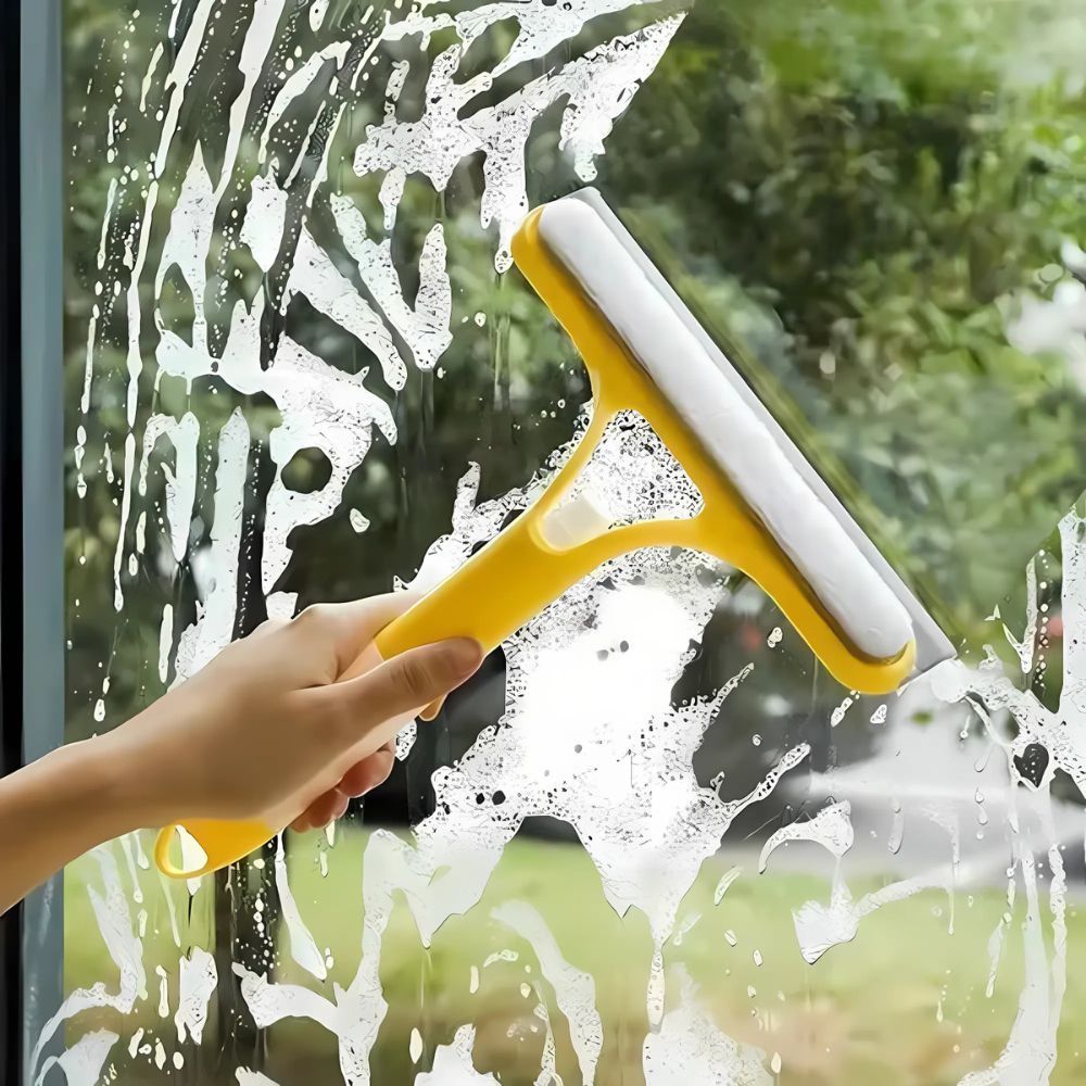 Window Squeegee Cleaner Brush