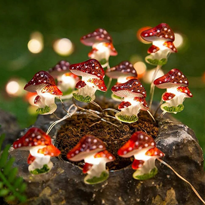 Mushroom String Lights