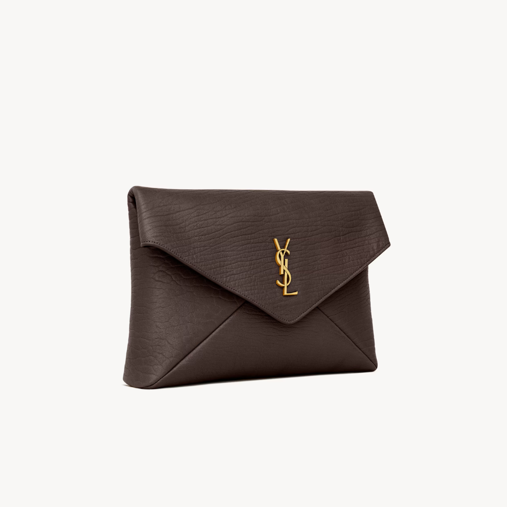 YSL Cassandre large envelope pouch