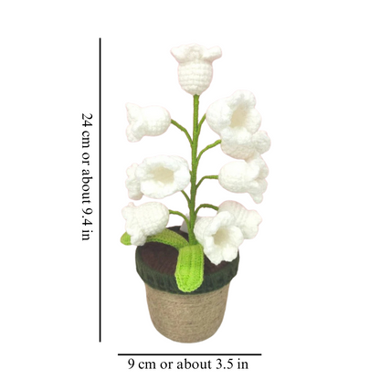 Lily Glow Crochet Lamp