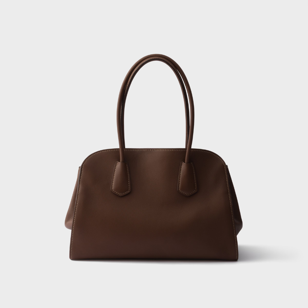 Prada Medium Leather Tote Bag