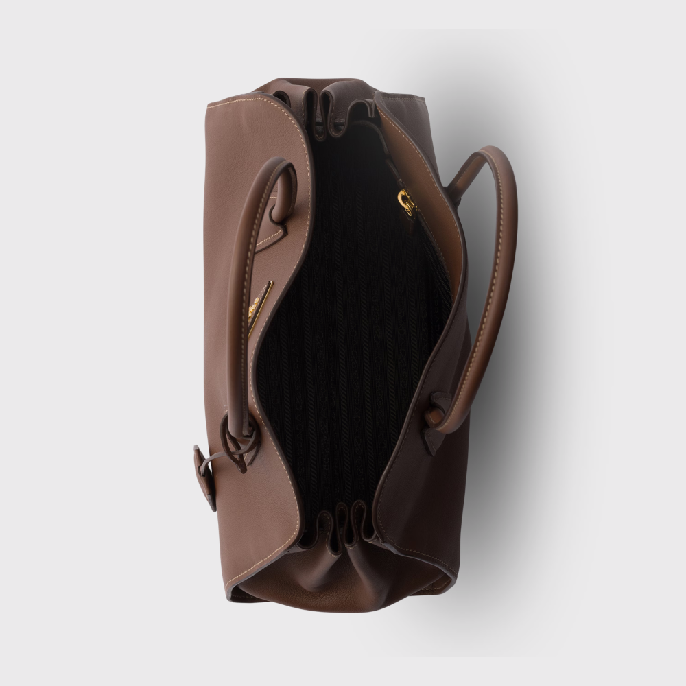 Prada Medium Leather Tote Bag