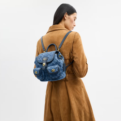 Coach Hadley Backpack In Signature Denim