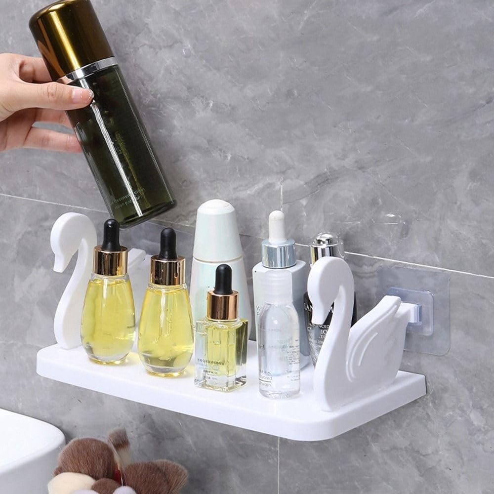 Floating Adhesive Bathroom Shelf