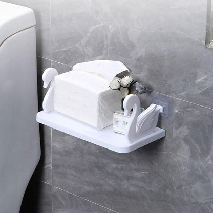 Floating Adhesive Bathroom Shelf