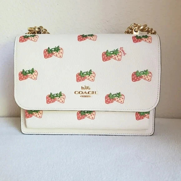Coach Klare Crossbody With Strawberry Print
