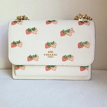 Coach Klare Crossbody With Strawberry Print