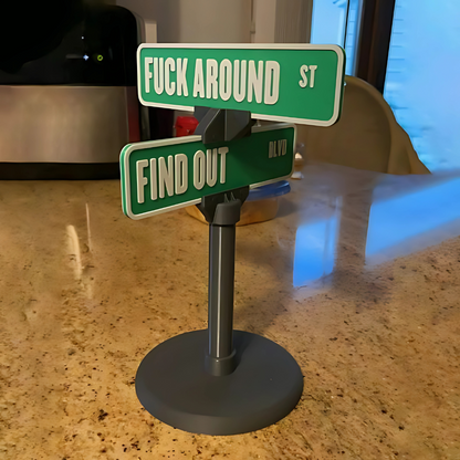 Playful Street Sign Decor
