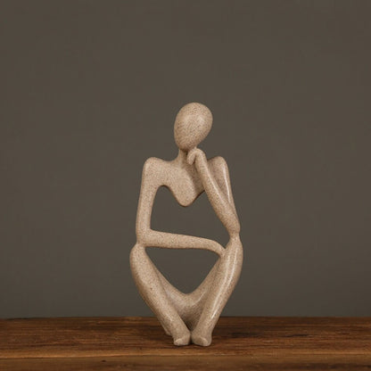 Abstract Thinker Desk Decor