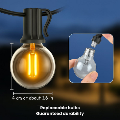 LumaFest™ | Solar Festoon Lights