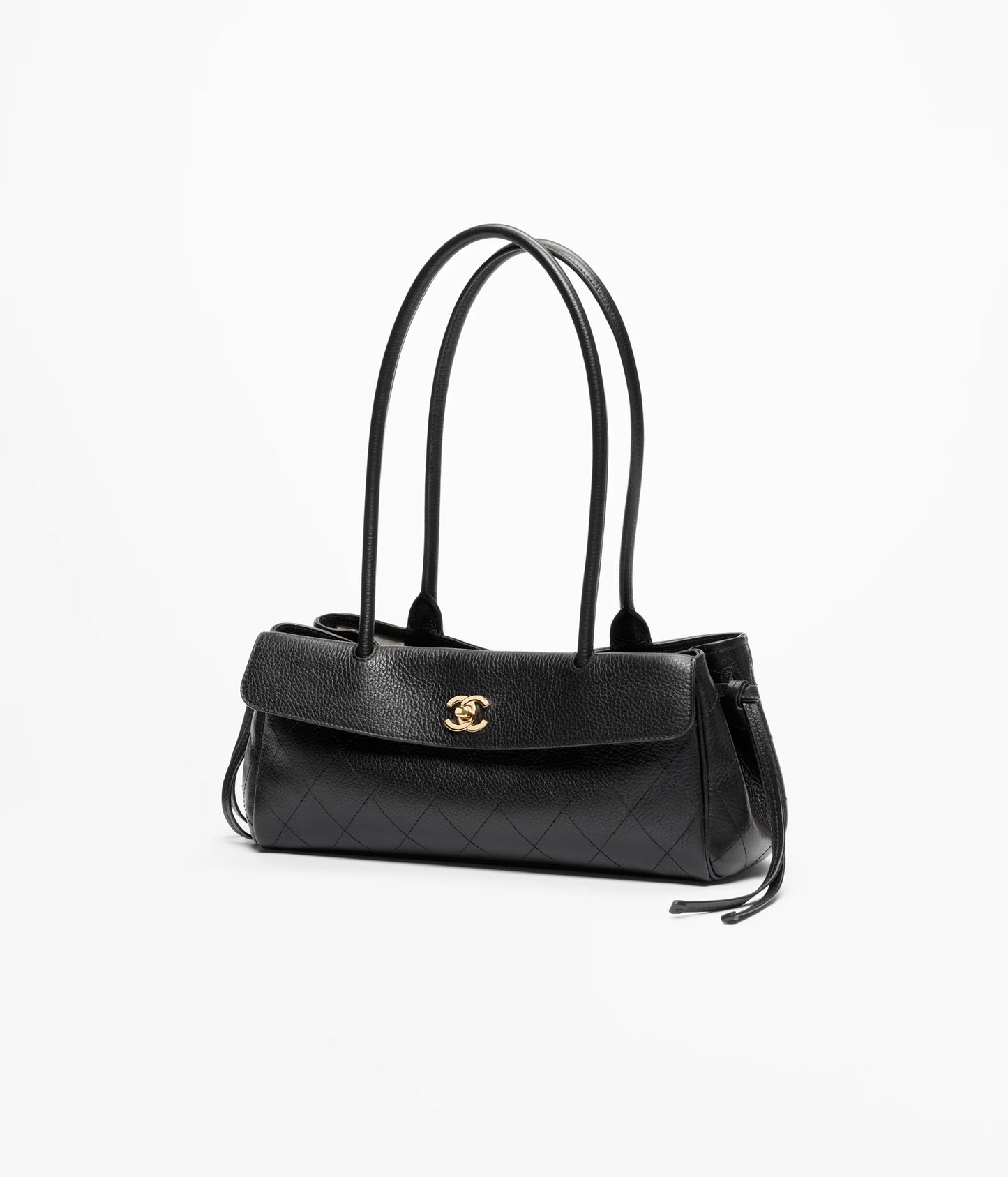 Chanel Small Tote Metal Black