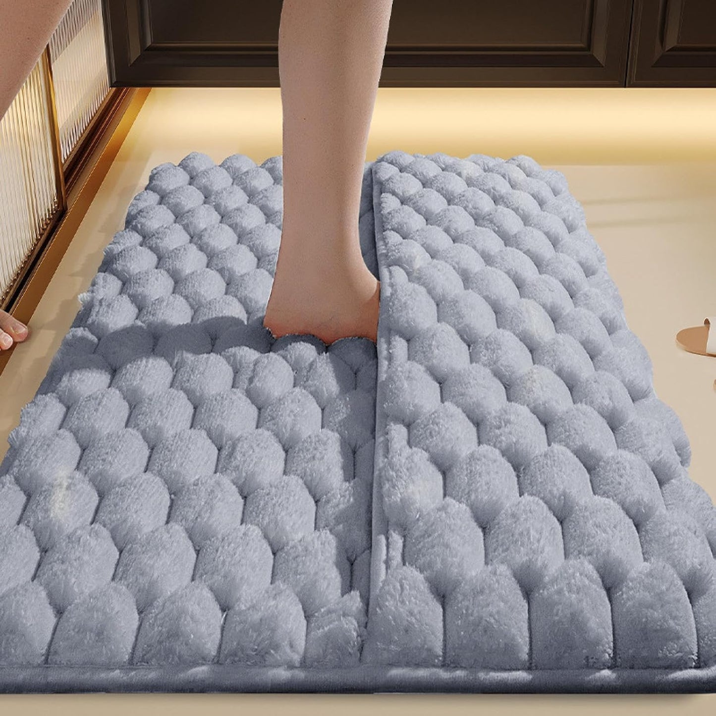Foot Wrap Flannel Bath Mat