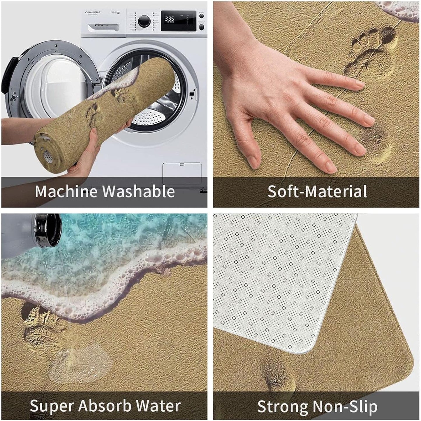 Beach Bathroom Mat