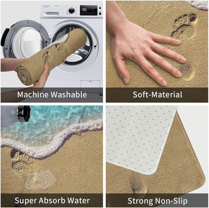 Beach Bathroom Mat