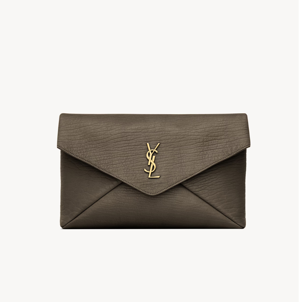 YSL Cassandre large envelope pouch