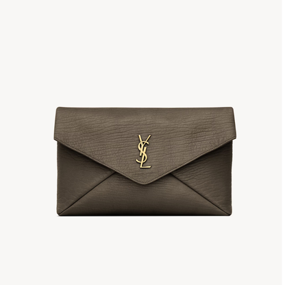 YSL Cassandre large envelope pouch