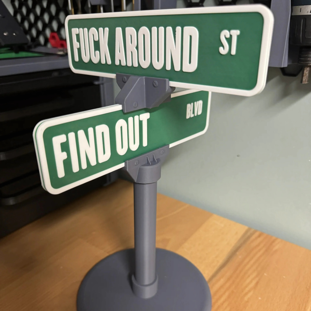 Playful Street Sign Decor
