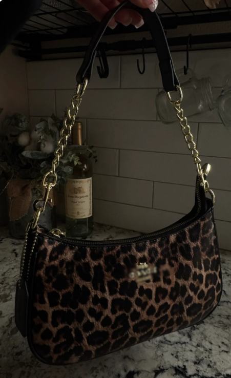 Cheetah Print Shoulder Bag
