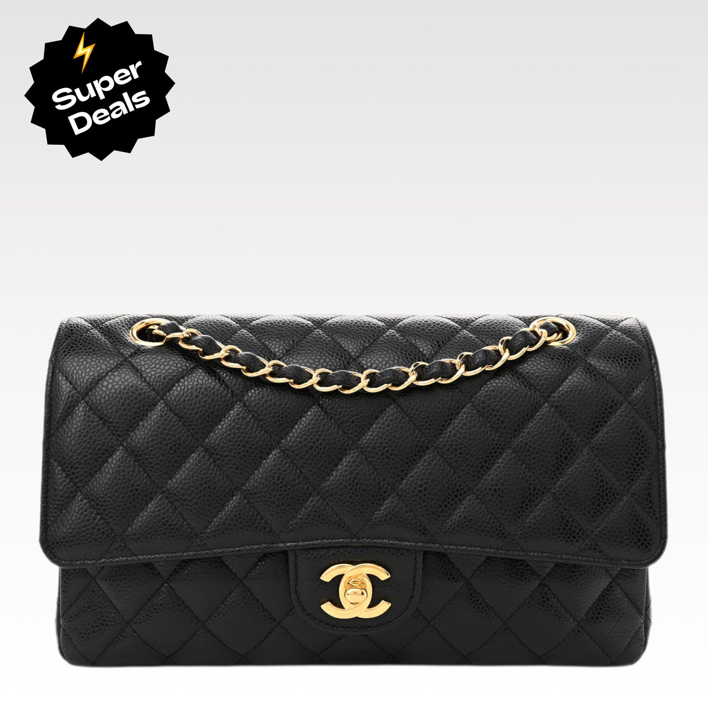 Chanel Classic Flap Bag Medium Gold Hardware