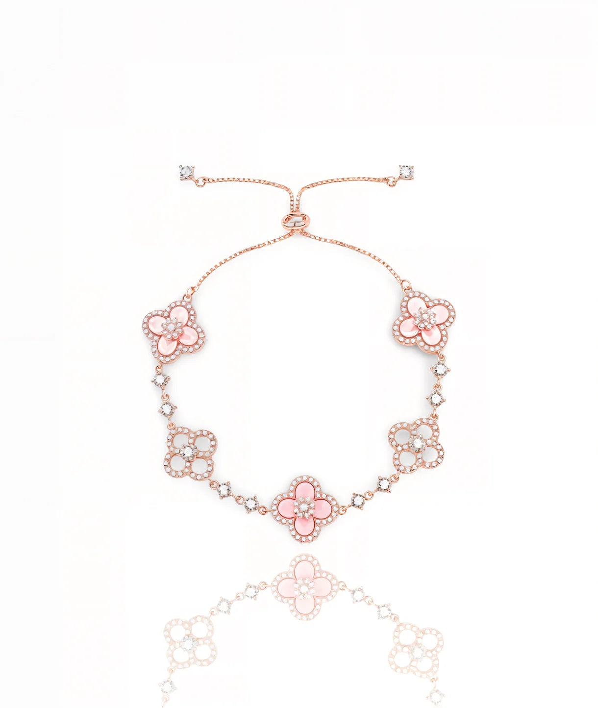 Sakura Diamond Bloom Bracelet