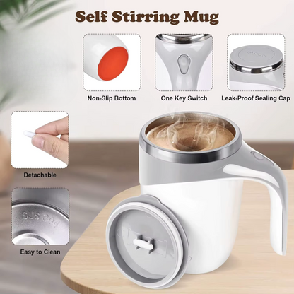 Automatic Stirring Coffee Cup