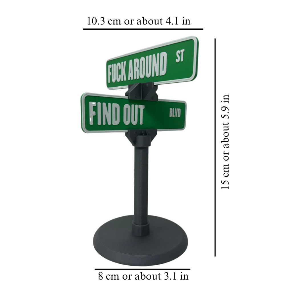 Playful Street Sign Decor