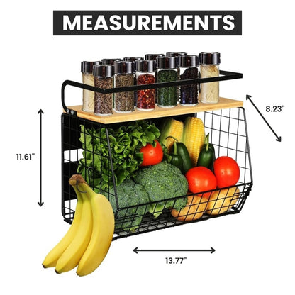 Magnetic Spice, Fruit & Veg Rack