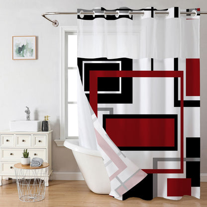 Snap In Shower Curtain