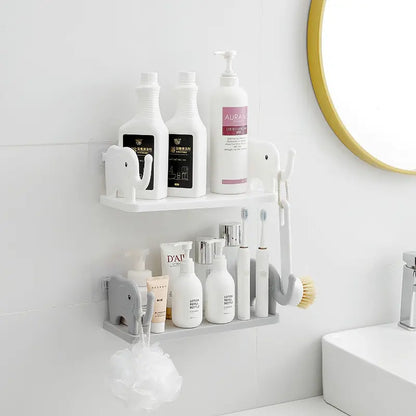 Floating Adhesive Bathroom Shelf