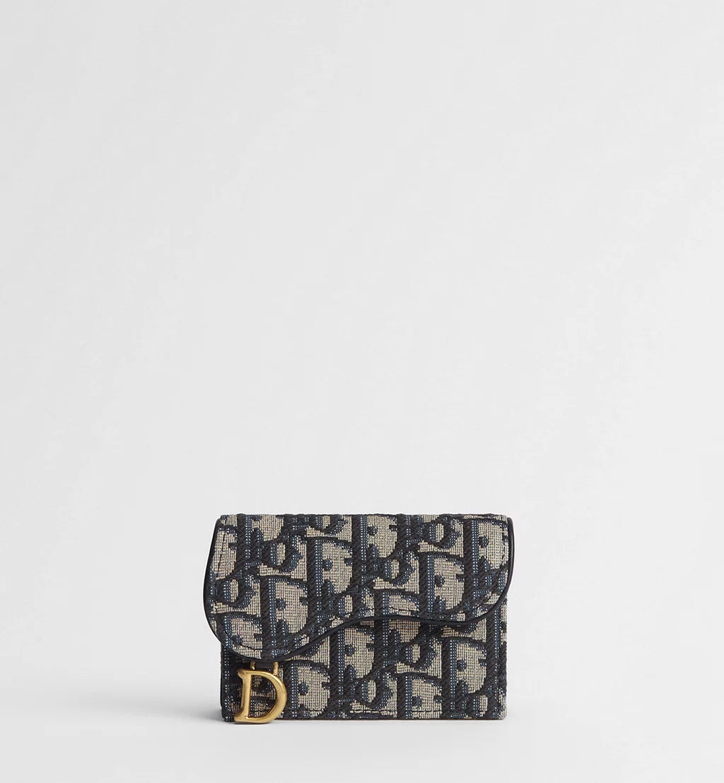 Dior Saddle Bloom Card Holder