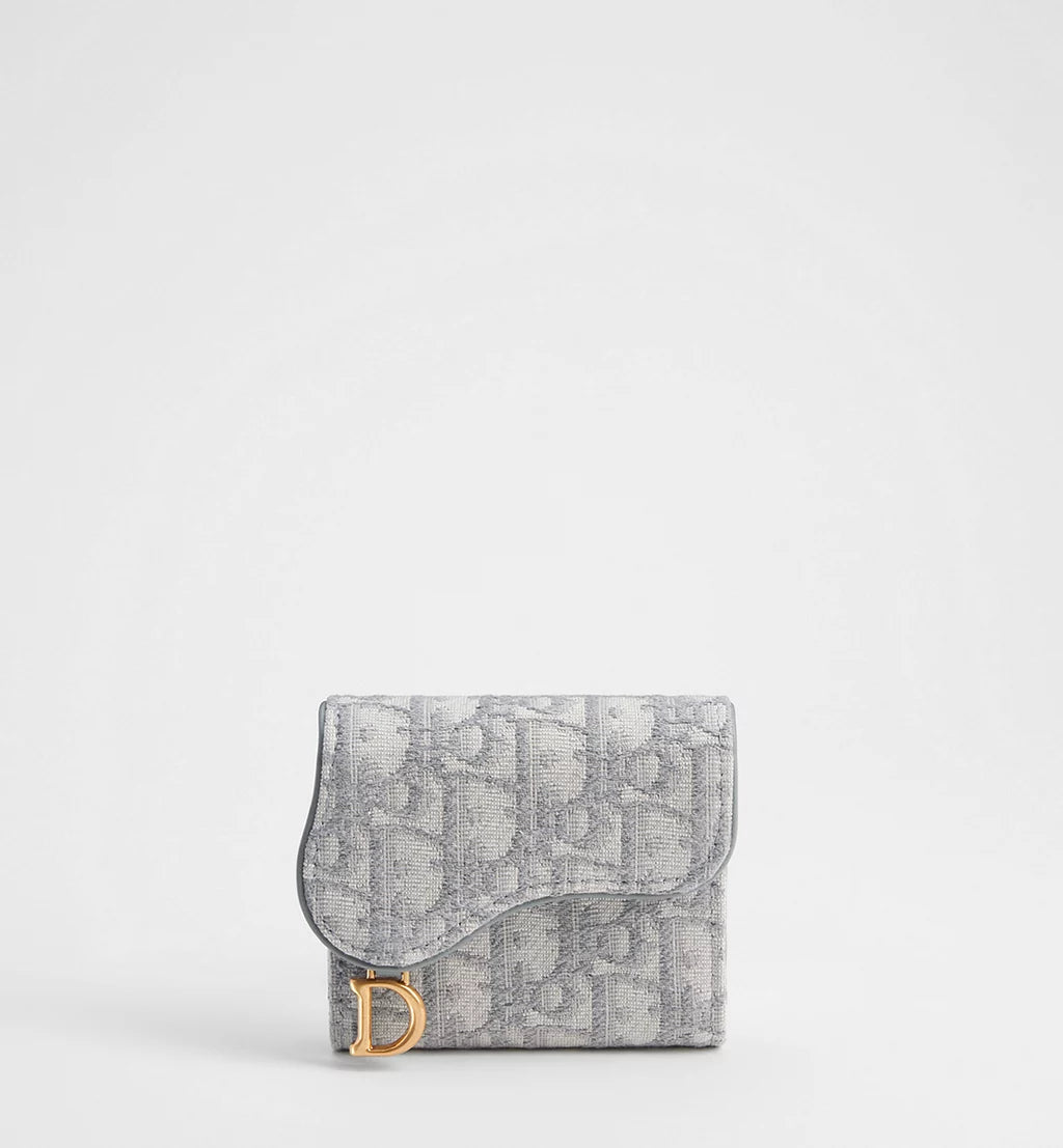 DIOR Saddle Lotus Wallet