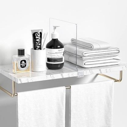 Acrylic shelf dividers