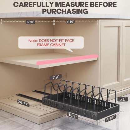 Slide Out Pots & Pans Organizer