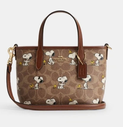 Coach X Peanuts City Mini Tote Bag