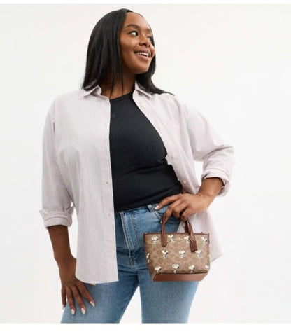 Coach X Peanuts City Mini Tote Bag