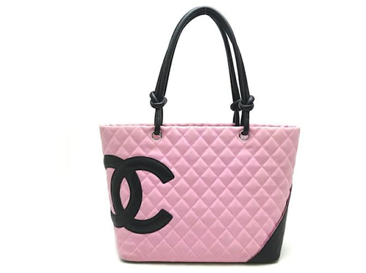 Chanel Cambon Pink Leather