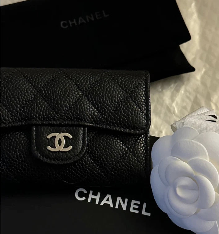 Chanel Quilted Card Holder