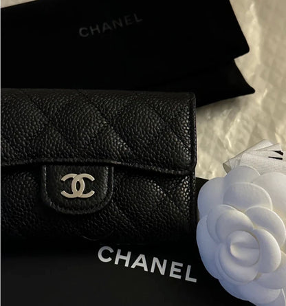 Chanel Quilted Card Holder